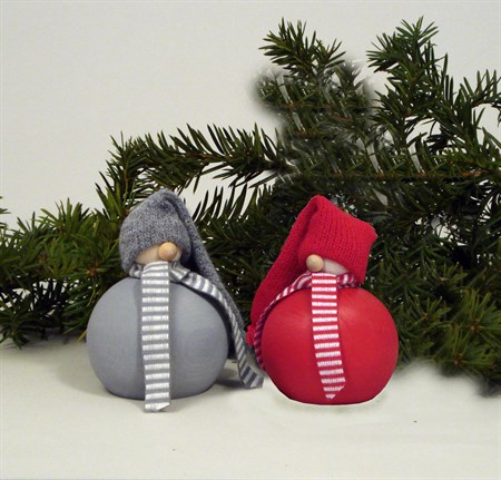 Tomte 'Joppe' grå 80 mm
